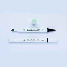 Imagem de Marca Texto Artools Pictom Pontas Broad e Brush Verde G303