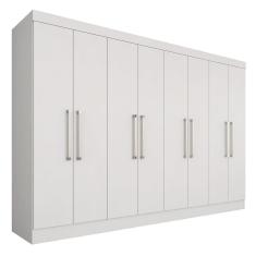 Imagem de Guarda Roupa Naiara 8 Portas Casal Branco - Móveis Arapongas