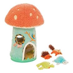 Imagem de Manhattan brinquedo Toadstool Cottage pelúcia encher e derramar bebê e criança atividade brinquedo