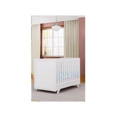 Imagem de Berço Retro Americano Moveis Peroba mini cama MDF, Branco