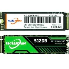 Imagem de Ssd M.2 Nvme 512Gb Walram 2000Mb/S Leitura 1800Mb/S Escrita