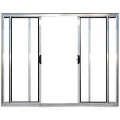 Imagem de Janela Vitro 4 Folhas Alum nio Brilhante 1.20  X 2.00 Modular