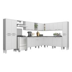 Imagem de Armário De Cozinha Completa 11 Peças Xangai Pop Multimóveis Branco Branco