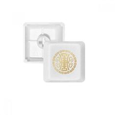 Imagem de Kit de atualização de teclado mecânico PBT com padrão de nuvem da China Round Gold