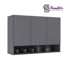 Imagem de Armário Aéreo Com Nichos E 03 Portas Milão