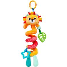 Imagem de Pelúcia Infantil - 50 cm - Bubazoo - Mola de Atividades - Leão - Laranja - Buba