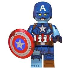 Imagem de Boneco Blocos De Montar Capitão America Zumbie Marvel Terror