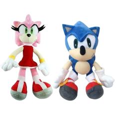 Imagem de Pelúcias Sonic e Amy - 02 Personagens