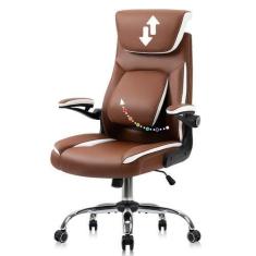 Imagem de Cadeira Yamasoro Presidente Luxo Em Couro  Sintético Ergonômica Regula