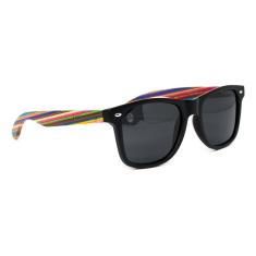 Imagem de Óculos de Sol de Acetato com Madeira Maranzano Rainbow