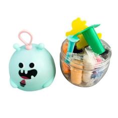 Imagem de Massinha Modelar 12 Cores Monstrinho + Forminhas De Cortar - Fofy