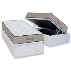 Imagem de Conjunto Box Baú Solteiro: Colchão Espuma Orthoflex D45 Genova + Base Crc Courano White(88x188)