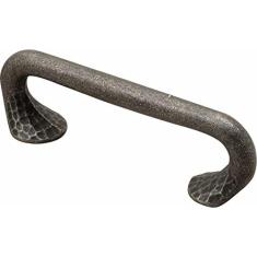 Imagem de Hickory Hardware 1 pacote com puxadores de armário de cozinha de núcleo sólido, puxadores de armário de luxo, ferragens para portas e gavetas de cômodas, orifício central de 7,6 cm, Windover Antique,