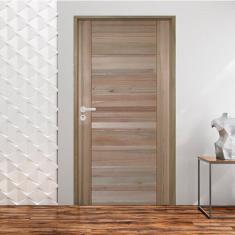 Imagem de Kit Porta de Madeira 210x92cm Batente 11cm Fechadura Stilo Cr