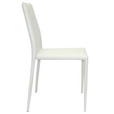 Imagem de Kit 2 Cadeiras Decorativas Sala e Cozinha Karma PVC  - Gran Belo