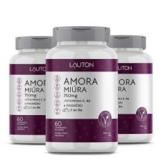 Imagem de 3x Amora Miura Premium 60 Tab 750mg Alivia Tpm Menopausa - Lauton Nutrition Clinical Series