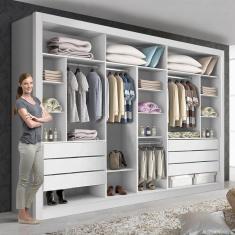 Imagem de Closet Casal Sem Portas 6 Gavetas Itália Minastex