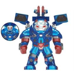 Imagem de Boneco Blocos De Montar Homem De Ferro Patriot Big - Mega Block Toys