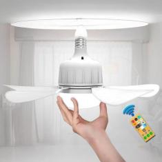 Imagem de Ventilador De Teto Silencioso 30W Lâmpada E Controle Remoto - Guiro