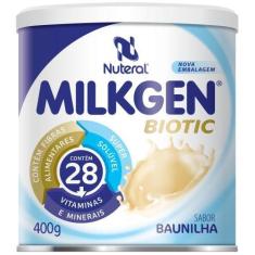 Imagem de MilkGen Biotic, Lata com 400g. Sabor baunilha. Complemento Alimentar -
