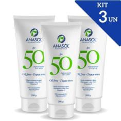 Imagem de Kit Protetor Solar Corporal Anasol Fps 50 Toque Seco 200G - 3 Un