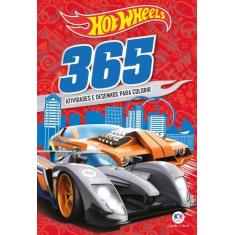 Imagem de Livro - Hot Wheels - 365 Atividades e desenhos para colorir