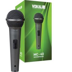 Imagem de Microfone Com Fio De Mão Dinâmico Unidirecional Mc 40 Vokal