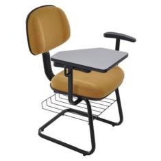 Imagem de Cadeira Universitária  Secretária Linha Classic Amarelo - Design Offic