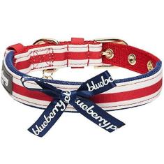 Imagem de Coleiras para cães Blueberry Pet 10+ Padrões Bon Voyage com opção personalizada, brinquedosBlueberry Pet Buckle Collar - (13"-16.5") Neck * 3/4" Wide