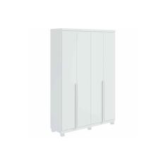 Imagem de Guarda Roupa 4 Portas E 2 Gavetas C Pes Alonzo Branco Lopas
