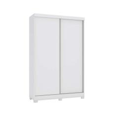 Imagem de Guarda Roupa 2 Portas de Correr e 2 Gavetas c/Pés N571 Branco - Kappesberg
