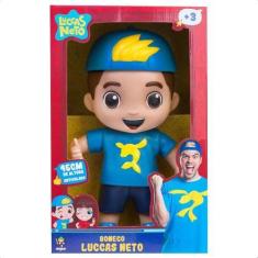 Imagem de Boneco Luccas Neto Detalhes Realistas 5 Pontos De Articulações 45cm +D