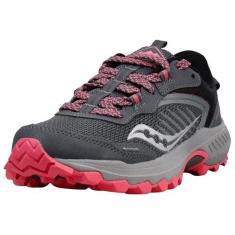 Imagem de Saucony Tênis de corrida feminino Excursion TR15 Trail, Carvão/Coral, 38
