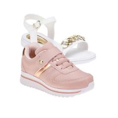 Imagem de Tênis Escolar Menina e Sandalia Papete - KIT 2 PARES Tam 24 ao 34 - sa