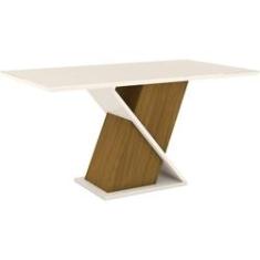 Imagem de Mesa de Jantar Solus Nature/Off White - Henn