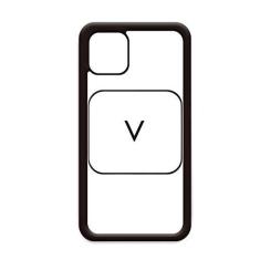 Imagem de Capa de teclado com símbolo V para iPhone 11 Pro Max para Apple Mobile Case Shell
