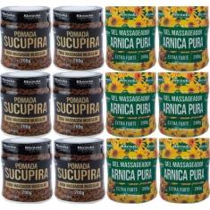 Imagem de Atacado 6 Gel Massageador Arnica Pura 200G 6 Pomada Sucupira - Rhenuks