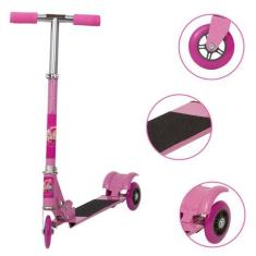 Imagem de Patinete Infantil Barbie 3 Rodas Feminino Envio Imediato - TOYS 2U