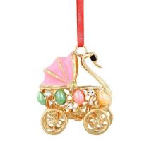 Imagem de SICOHOME Babys First Christmas Ornament 2024 - Enfeite de Natal para carrinho de bebê com strass, enfeite de Natal para bebê recém-nascido 1º carrinho de bebê, menina, menino, para filho, filha, neto,