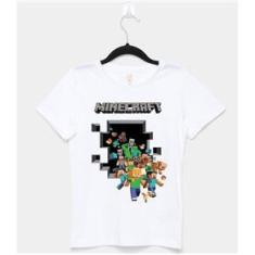 Imagem de Minecraft Camiseta Infantil Kit 2 unidades Manga Curta