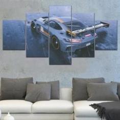 Imagem de Quadro Decorativos Carro esportivo com 5 peças 130x65 1