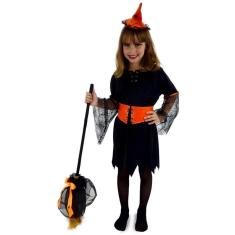Imagem de Fantasia Bruxinha Alexa Infantil Halloween com Cinto