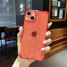 Imagem de Capa de coração de amor holográfica reflexiva de luxo para iphone 13 12 11 pro max mini xs x xr 7 8 plus se 2020 capa tampão transparente macia, rdax, para iphone x