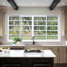 Imagem de Janela Elite Com Travessas 4 Folhas Moveis 120 X 150 Vidro Li