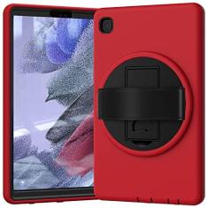 Imagem de ORIbox Capa Morandi para Samsung Galaxy Tab A7 Lite [8,7 polegadas] 2021, proteção contra quedas de corpo inteiro à prova de choque, 3 em 1 com suporte de 360 °/alça de mão