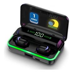 Imagem de Fone De Ouvido Bluetooth E10 Tws A Prova Dágua Power Bank Cor Preto