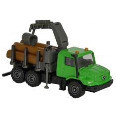 Imagem de Miniatura Majorette Farm Mercedes Benz Zetros 1/64 Caminhão de Toras