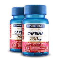Imagem de Kit 2 Cafeína 200Mg Catarinense Pharma 60 Cápsulas