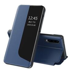Imagem de Celular Capa Huawei P30 Pro Case Função de Sono Inteligente(Exibidas hora e data) Função de Suporte para flip e Absorção Magnética Case Ultrafina Couro Protetora Cover: