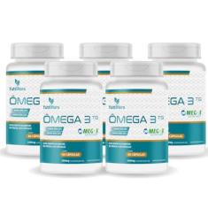 Imagem de Kit Com 05 - Ômega 3 MEG-3 (18% EPA 12% DHA) 60 Capsulas de 1000mg TuttiFlora